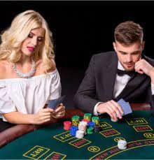 Mobile app dashboard showing live dealer table menu and payment shortcuts